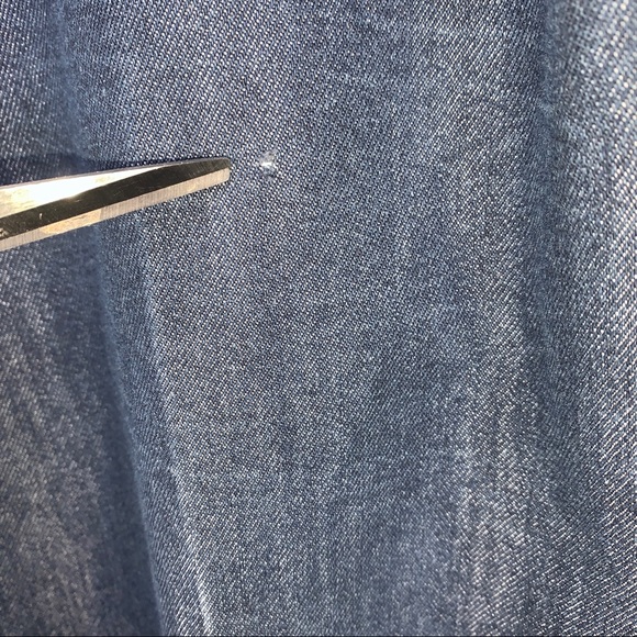 Paper Denim & Cloth PD&C Mens Size 36x32 Straight Blue Jeans Embroidered Pocket - Picture 6 of 7